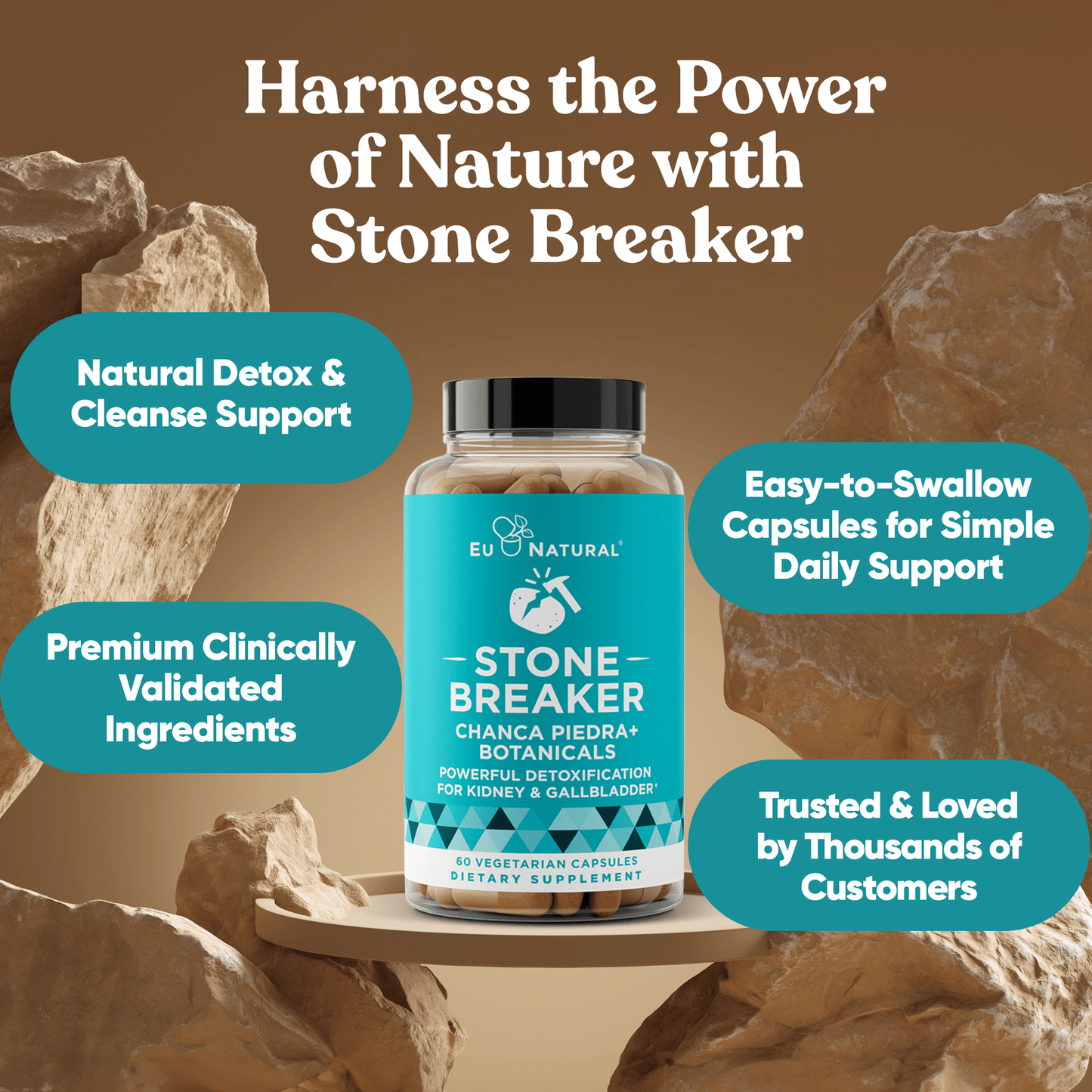 Eu Natural STONE BREAKER Kidney & Gallbladder Cleanse